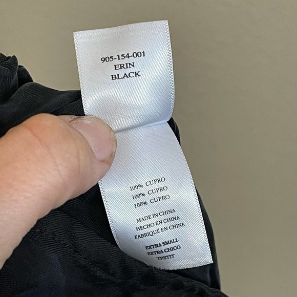 Rails Erin Drawstring Waist Snap-Front Sleeveless Ankle Crop Jumpsuit Black XS - Picture 10 of 13